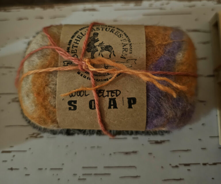 Citrus Lavender Felted Soap