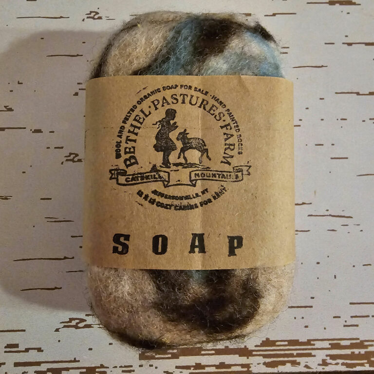 Peppermint Leaf -Felted Soap